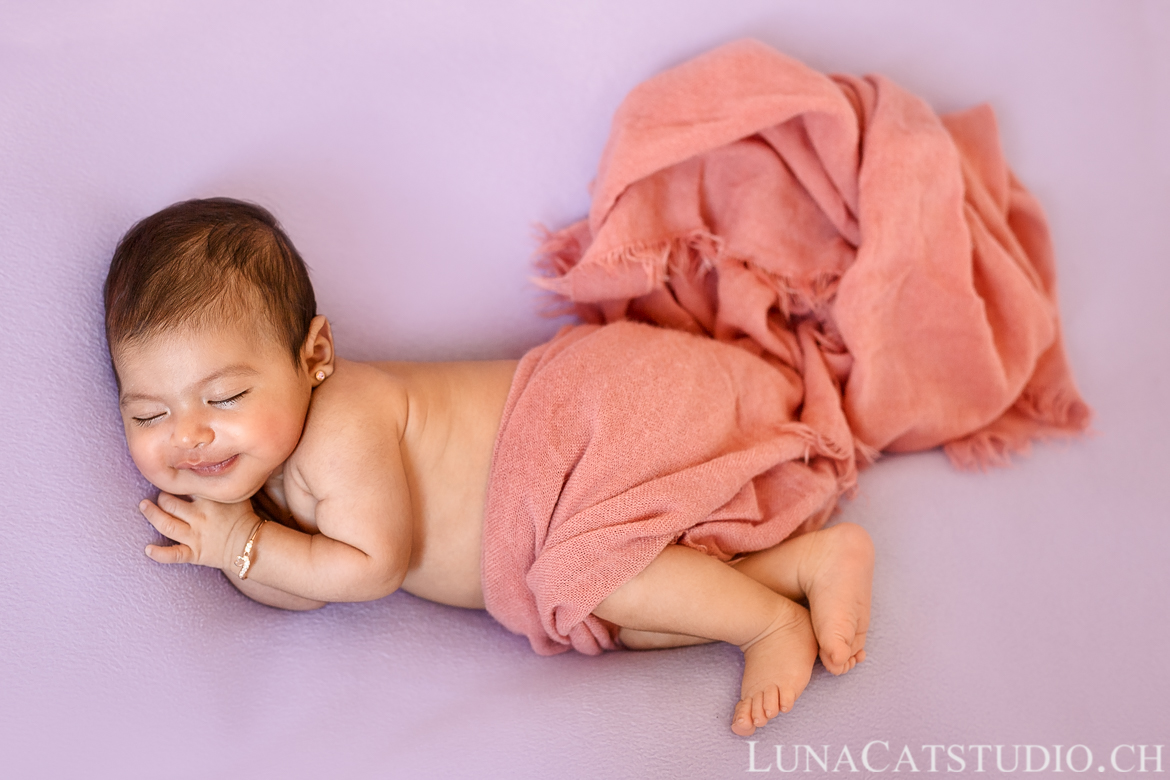 1 Month Old Baby Photo Shoot In Montreux Monira Lunacat Studio Photographer